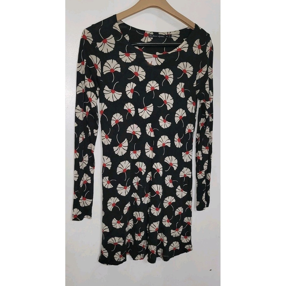 Gudrun Sjoden Dress Floral Print Long Sleeve Size M
